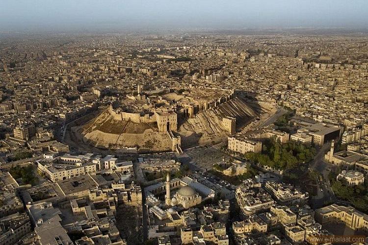 La citadelle d'Alep , Syrie